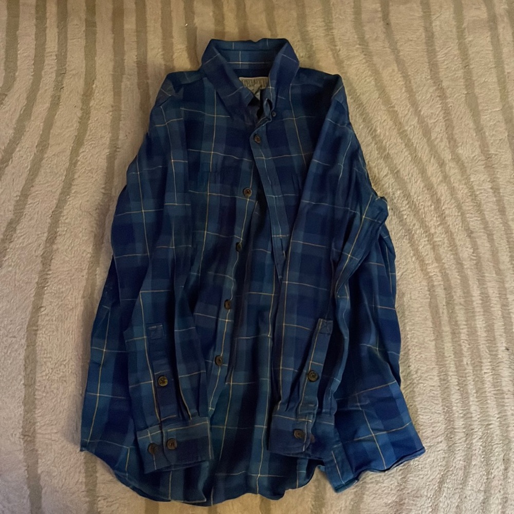 Deluth Trading Company Blue Flannel